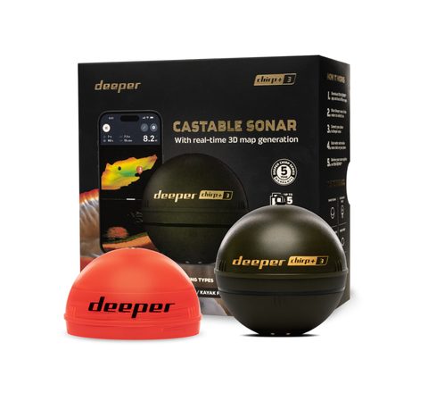 Deeper Nahazovací sonar Fishfinder CHIRP+ 3