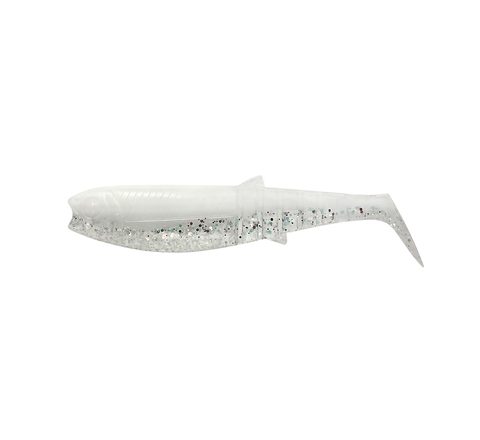 Savage Gear Gumová Nástraha Cannibal Shad White Flash