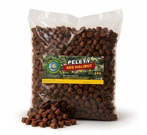 Chyť a pusť Pelety RED Halibut 5kg