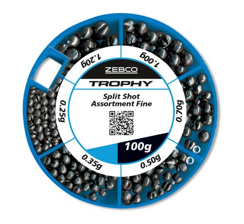 Zebco Sada bročků Trophy Split Shot Assortment Fine