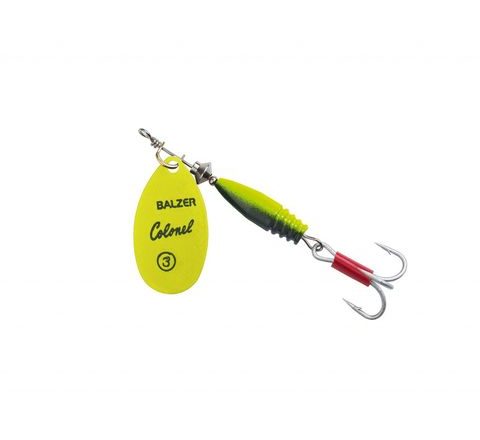 Balzer Rotační třpytka Colonel Classic Fluo Žlutá
