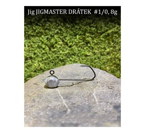 Jigovky Jigové hlavičky Jigmaster Drátek vel.1/0 5ks
