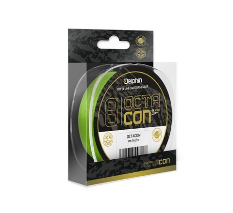 Delphin Šňůra OctaCon fluo zelená 135m