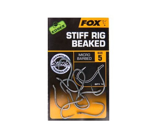 Fox Háčky EDGES Stiff Rig Beaked 10ks