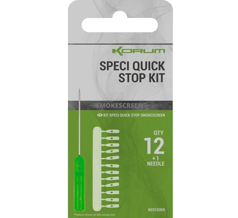 Korum Zarážky Smokescreen Speci Quick Stop Kit 12ks