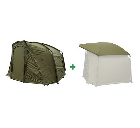 Fox Bivak Frontier XD + Bouřkový kšilt Frontier XD Vapour Peak Akce!