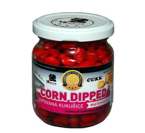 LK Baits Dipovaná kukuřice 220ml
