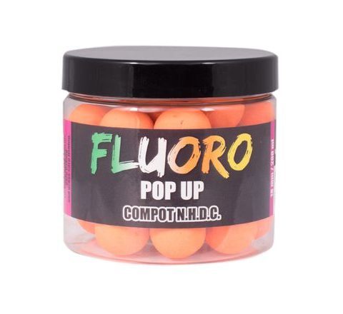 LK Baits Pop-Up boilie Fluoro Compot N.H.D.C. 18mm 200ml