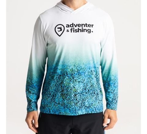 Adventer & fishing Funkční hoodie UV tričko Bluefin Trevally