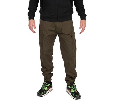 Fox Kalhoty Collection LW Cargo Trousers Green & Black
