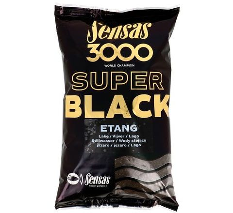 Sensas Krmítková směs 3000 Super Black 1kg