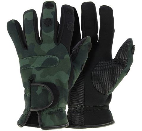 NGT Neoprénové Rukavice Camo Gloves