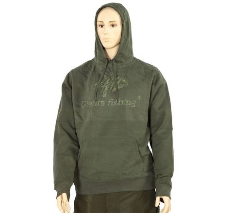 Giants Fishing Mikina s kapucí zelená Camo Logo