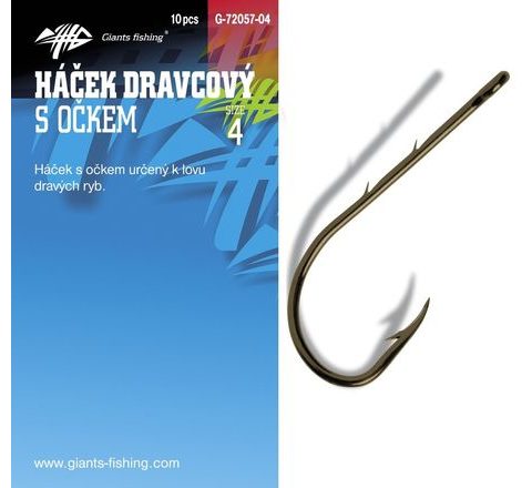 Giants Fishing Háčik dravcový s očkom 10ks