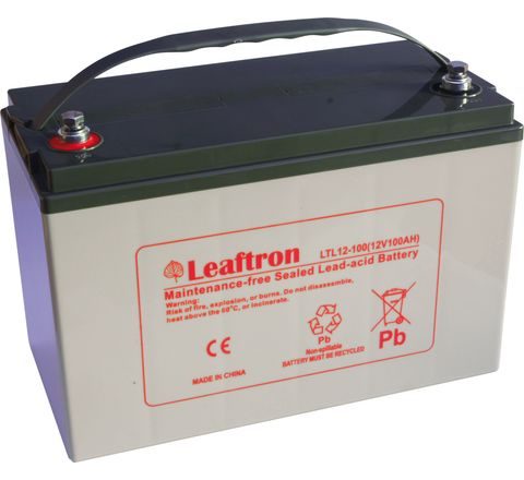 Leaftron Olověný akumulátor 12V 100Ah pro elektromotory