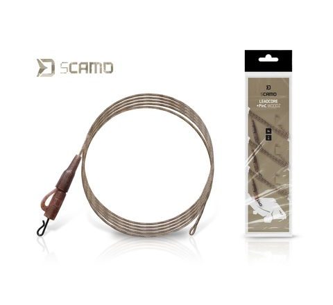 Delphin Návazec sCamo Leadcore + PinC Woodz 1m 3ks