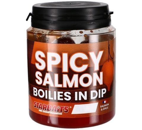 Starbaits Boilies v dipe Spicy Salmon 150g