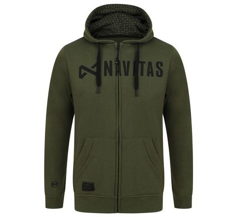 Navitas Mikina Core Zip Hoody Zelená