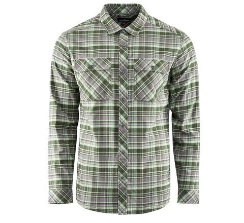 Grundéns Košile Dungeness Seawool Flannel Shirt Grass