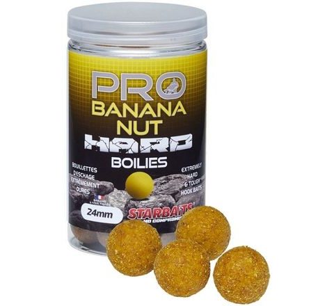 Starbaits Hard Boilies Pro Banana Nut 200g