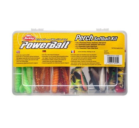Berkley Sada Gumových nástrach PowerBait Perch Kit 30ks
