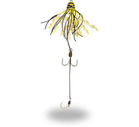 Black Cat Chobotnička Battle Teaser Žlutá/Černá 160g