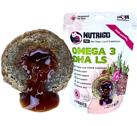 LK Baits Pet Doplněk stravy Nutrigo Dog Supplement Omega-3 Algae DHA LS