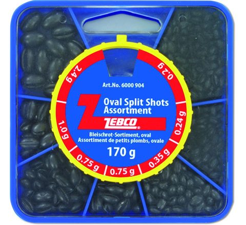 Zebco Sada oválnych brokov 170g