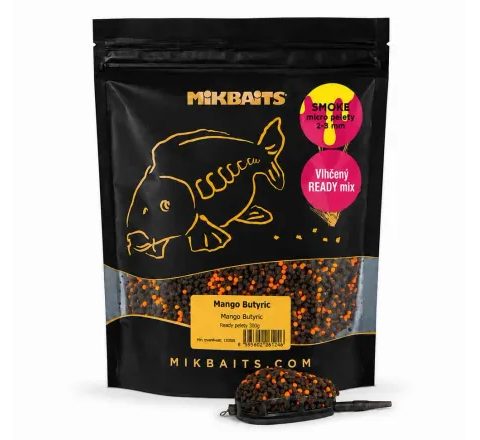 Mikbaits Vlhčené pelety Smoke Ready 2-3mm 300g