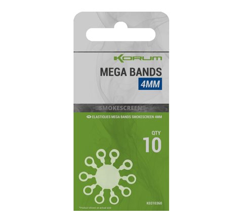 Korum Elastické kroužky Smokescreen Mega Bands