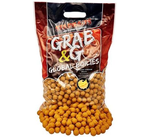 Starbaits Boilie Global Banana Cream
