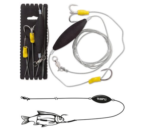 Black Cat Návazec na sumce Underwater Float Rig 100kg 180cm