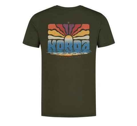Korda Tričko Dawn Vibes Tee Dark Olive