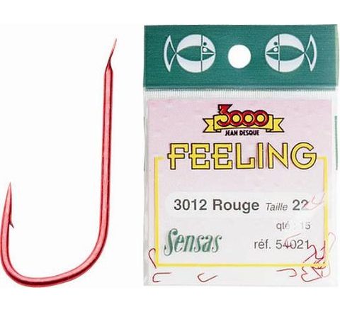 Sensas Háčky Feeling 3012 Rouge Red 15ks