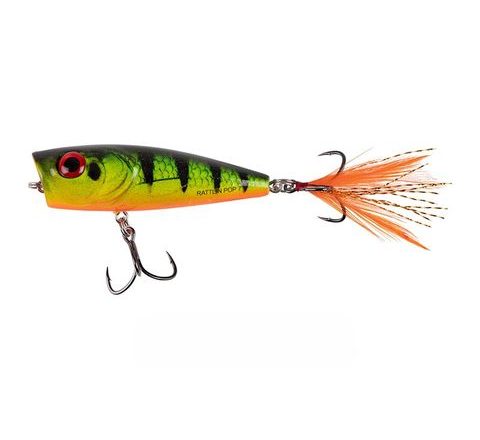 Salmo Wobler Rattlin' Pop Clear Firetiger Flash
