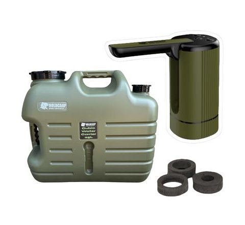 Holdcarp Set Automatická Pumpa Smart Rechargeable Tap + Cubic Water Carrier 25L
