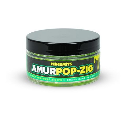 Mikbaits Zig Ultra plávajúce boilies v dipe Amur range 15mm