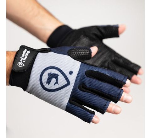 Adventer & fishing Rukavice pro chytání na moři Original Adventer s krátkými prsty