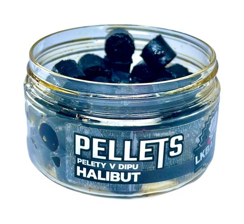 LK Baits Pelety v dipu Halibut 60g