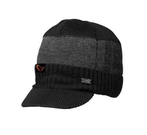 Savage Gear Čepice Savage Knitted Beanie w/Brim