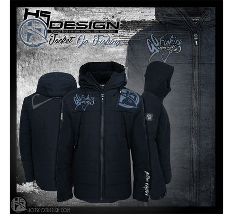 Hotspot Design Bunda Go Fishing Zip