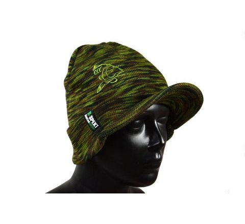 R-Spekt Dětská Čepice s kšiltem Peaked beanie camou