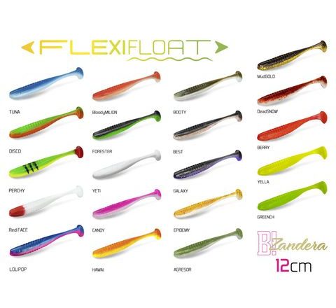 Delphin Umělá nástraha Zandera FlexiFloat UVs 12cm 5ks