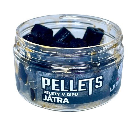 LK Baits Pelety v dipu Játra 60g