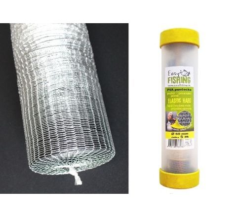Easy Fishing PVA punčocha ELASTIC HARD 60mm komplet v tubě 7m