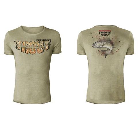 Hotspot Design Tričko Vintage Explosive Trout