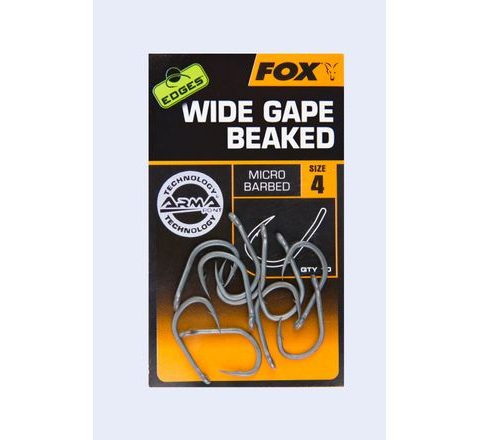 Fox Háčiky EDGES Wide Gape Beaked 10ks