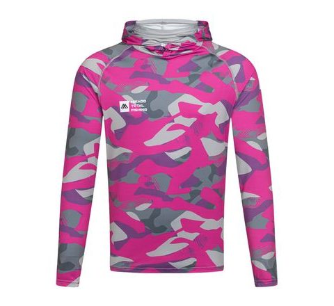 Mikado Mikina s kapucňou a nákrčníkom s UPF filtrom Lady Camo