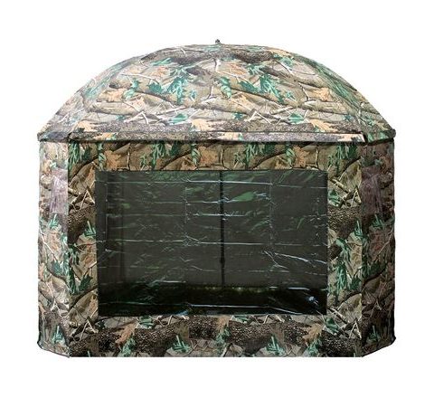 Suretti Deštník s bočnicí Full Cover 2man Camo 3,2m