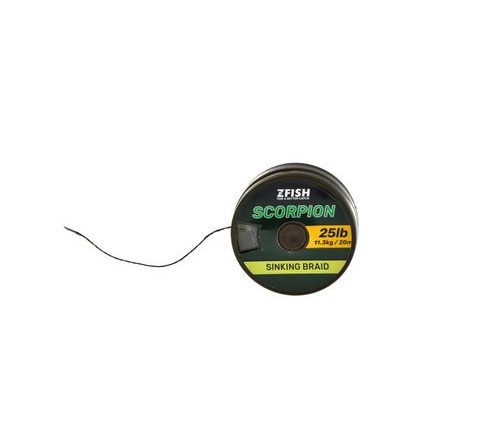 Zfish Šňůrka Scorpion Sinking Braid 20m